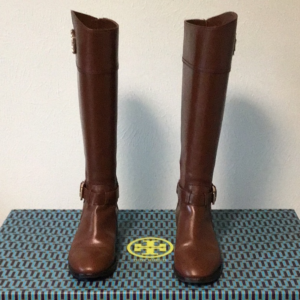 Tory Burch Brown Heeled Boots